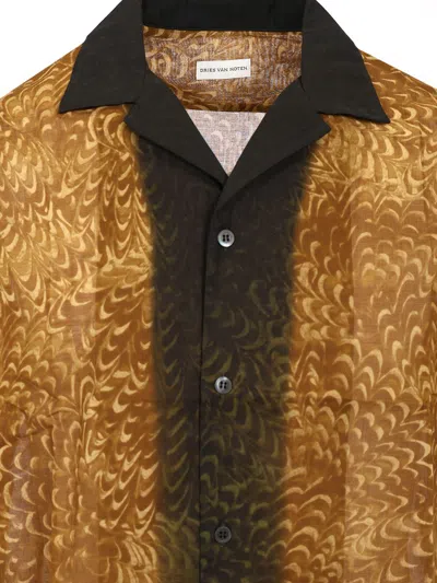 Dries Van Noten Short Sleeve Cotton Shirt