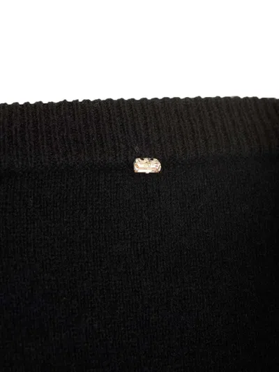 Sportmax Etruria Wool And Cashmere Sweater In Black