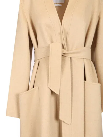 Max Mara Camel Dressing Gown Coat Coats Beige