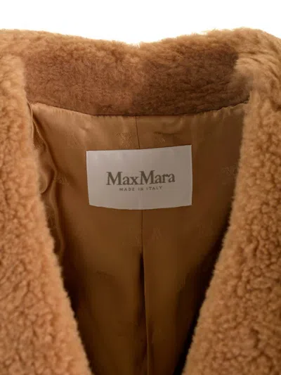 Max Mara Gardone Camel Hair And Silk Teddy Coat