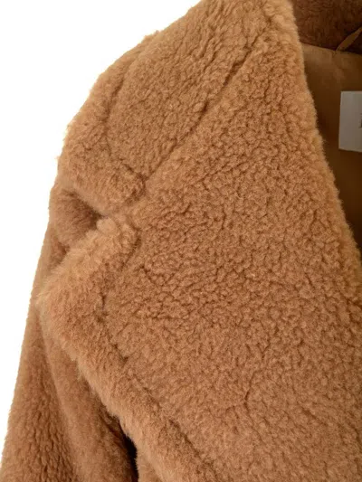 Max Mara Gardone Camel Hair And Silk Teddy Coat