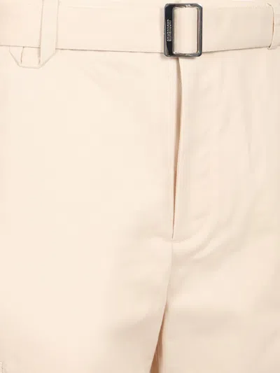 Jacquemus Cargo Bermuda With Belt Trousers Beige