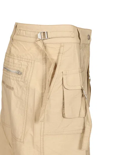 Acne Studios Multipocket Long Skirt Skirts Beige In Brown