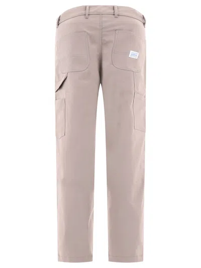 Andblue Carpenter Trousers Brown In Pink