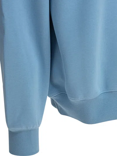 Carhartt Ribbed Crew Neck Sweaters With Long Sleeves In Blue