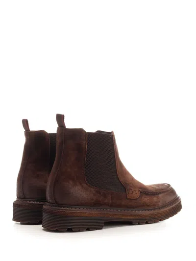 Corvari Chelsea Boot Lace-up Shoes Brown