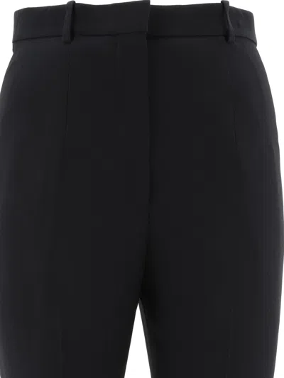 Alexander Mcqueen Alexander Mc Queen Cigarette Trousers In Black