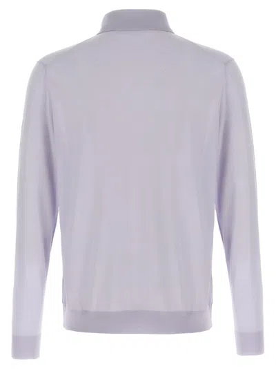 Kiton Ribbed Cuffs And Hem Polo Shirt