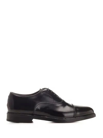 Corvari Classic Oxford Shoe Lace-up Shoes Black