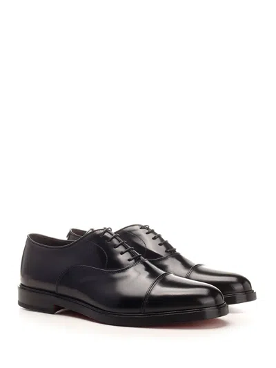Corvari Classic Oxford Shoe Lace-up Shoes Black