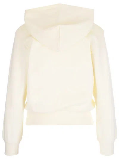 Comme Des Garçons Play Classic-style Hoodie Sweatshirts White In Neutral