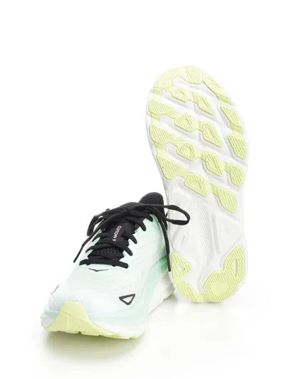 Hoka Clifton 9 Sneakers Green In Blue