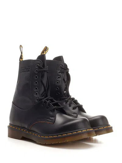 Mm6 X Dr. Martens Combat Boots Black