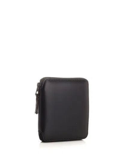 Comme Des Garçons Compact Zipped Wallet Wallets Black In Black