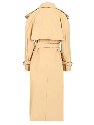Dries Van Noten Cotton Gabardine Trench Coat Coats Beige