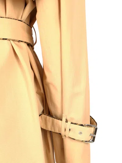 Dries Van Noten Cotton Gabardine Trench Coat Coats Beige