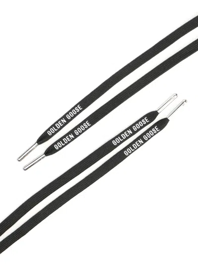 Golden Goose Cotton Laces Beauty Black