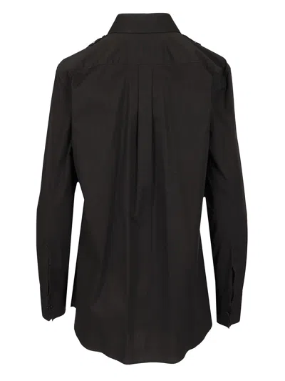 Dolce & Gabbana Cotton Poplin Shirt Shirts Black