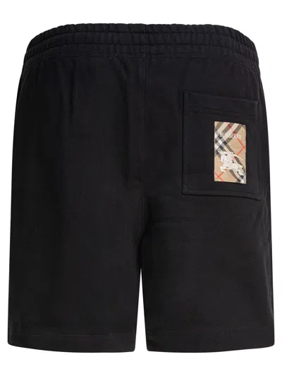 Burberry Ekd Check Patch Bermuda Shorts In Multi