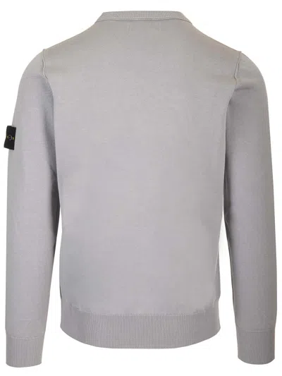 Stone Island Lightweight Wool Crew Neck Sweater With Raglan Sleeves Clothing