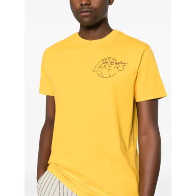 Maison Labiche X Nba Cotton T Shirts In Yellow
