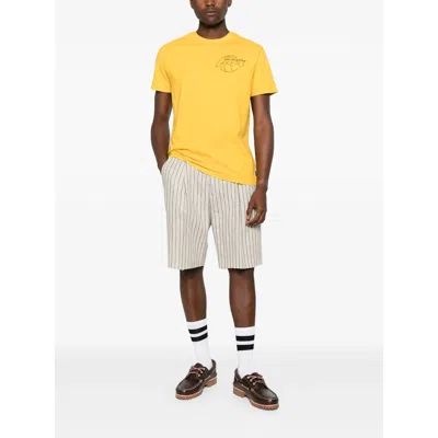 Maison Labiche X Nba Cotton T Shirts In Yellow