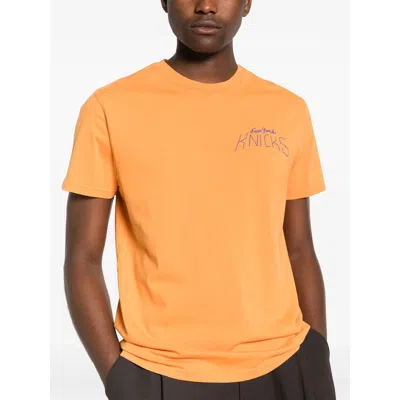 Maison Labiche X Nba Cotton T Shirts In Orange