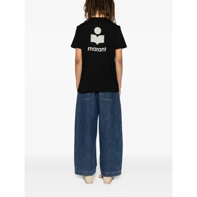 Isabel Marant Zafferh Cotton T-shirt In Black
