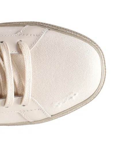 Saint Laurent Court Classic Distressed Logo-embroidered Canvas And Leather Sneakers In White