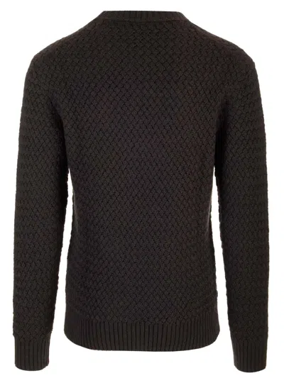 Tagliatore Crew Neck Sweater Knitwear Brown