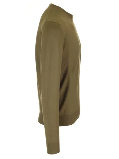 Mauro Ottaviani Crewneck Sweater In Wish Wool Knitwear Green