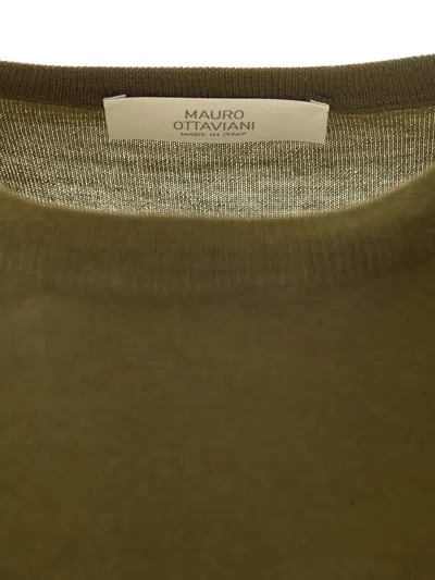 Mauro Ottaviani Crewneck Sweater In Wish Wool Knitwear Green
