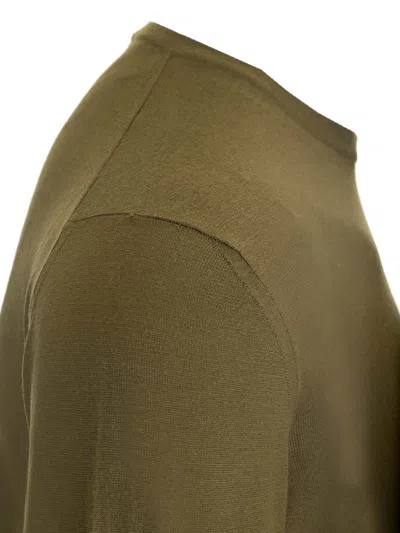 Mauro Ottaviani Crewneck Sweater In Wish Wool Knitwear Green