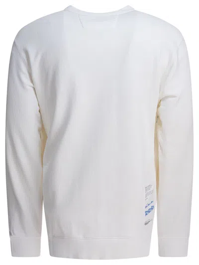 C.p. Company C.p.company Crewneck Sweatshirt With Logo In White