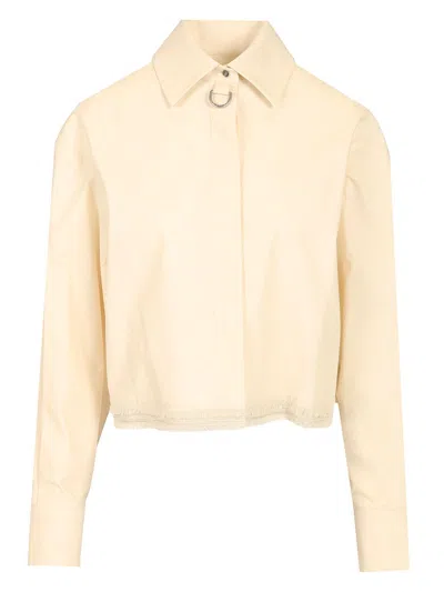 Durazzi Milano Cropped Shirt Shirts White