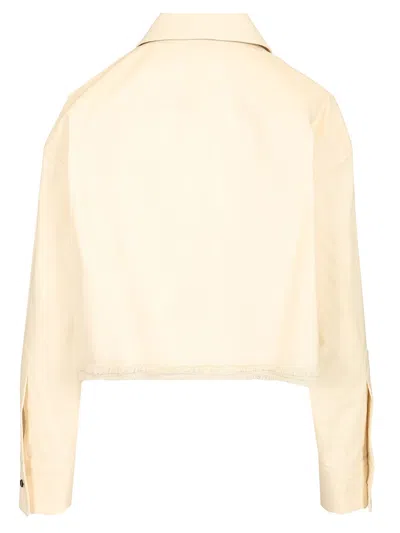 Durazzi Milano Cropped Shirt Shirts White