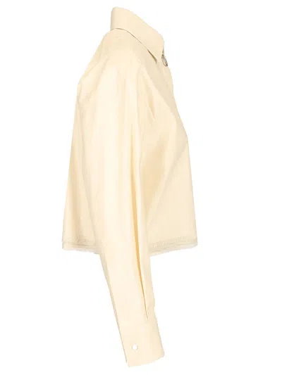 Durazzi Milano Cropped Shirt Shirts White