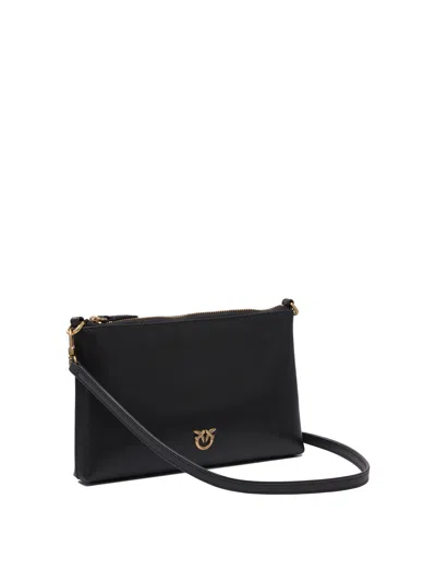 Pinko Mini One Two Three Crossbody Bag In Black