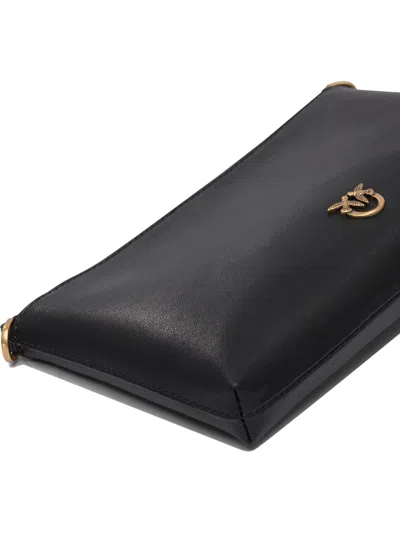 Pinko Mini One Two Three Crossbody Bag In Black