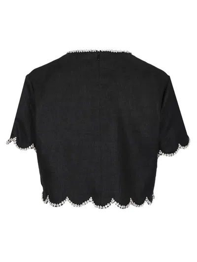 Zimmermann Crush Tops Black In Black