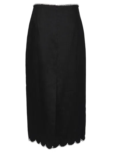 Zimmermann Crush Skirts Black
