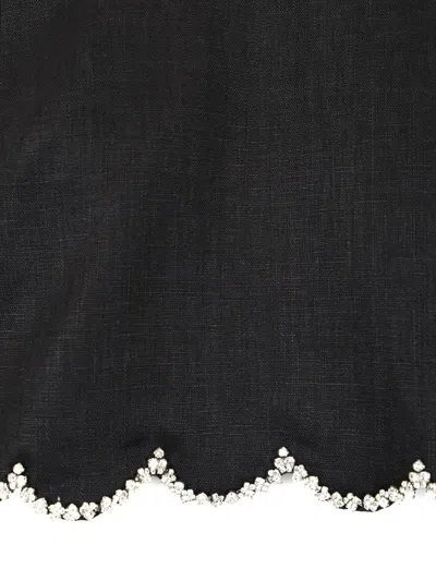 Zimmermann Crush Tops Black In Black