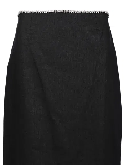 Zimmermann Crush Skirts Black