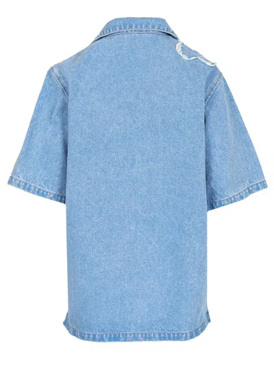 Marni Short Sleeve Button Up Top
