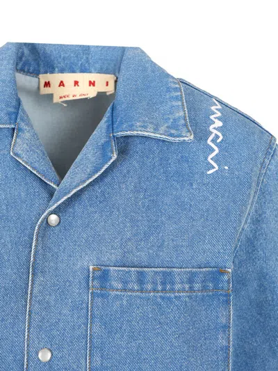 Marni Short Sleeve Button Up Top