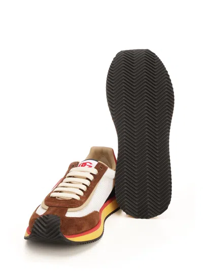 Dolce & Gabbana Mesh And Suede Dg Cushion Sneakers