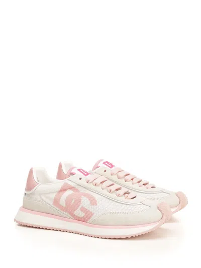 Dolce & Gabbana Canvas And Suede Sneakers