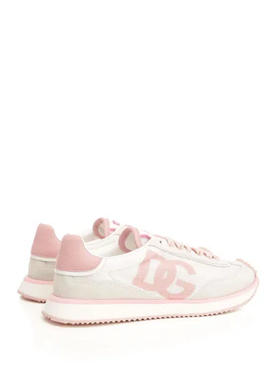 Dolce & Gabbana Canvas And Suede Sneakers
