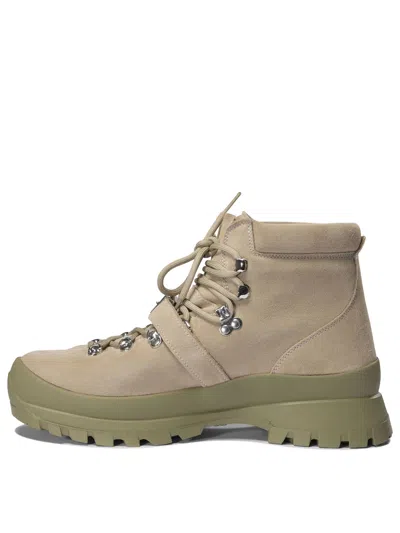 Nonnative X Diemme Buckle-strap Lace-up Boots In Green