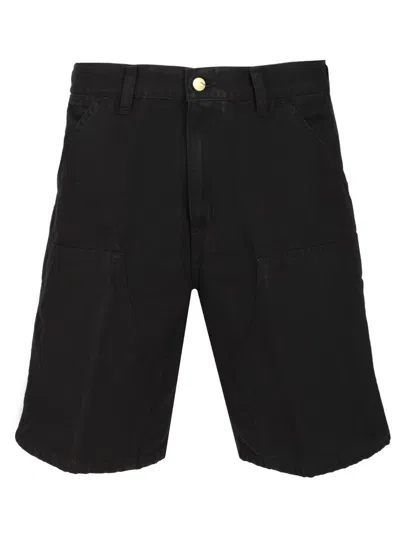 Carhartt 'drewe' Cotton Shorts In Black